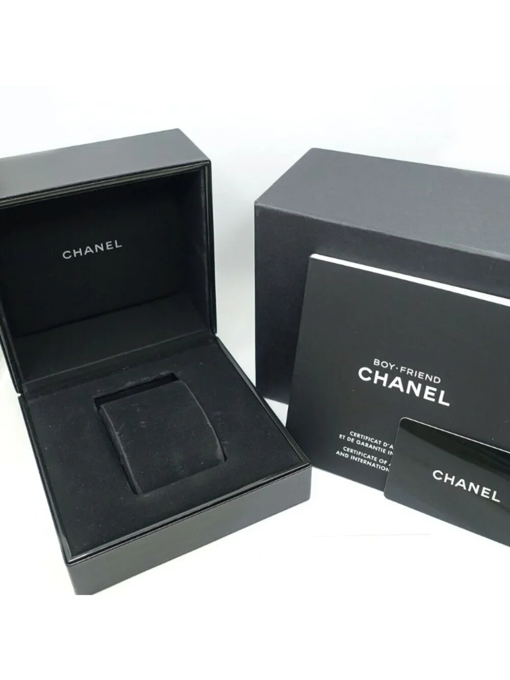 Chanel Watch SS Black Dial Quartz